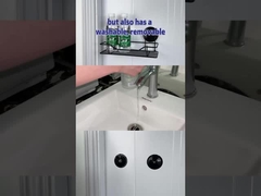 Zwarte Geoxydeerde de Toebehorenhouder van het Roestvrij staalbad voor Vaste Douchezuignap