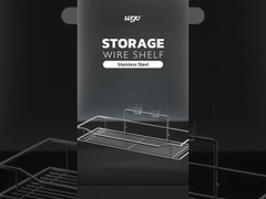 Schadevrije montage roestvrij staal douchekaddies zelfklevende montage badkamer accessoires