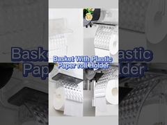 WGO Transparante Badkamer Zeepbak Houder Douche Spoor Plastic Voor Papier Handdoek