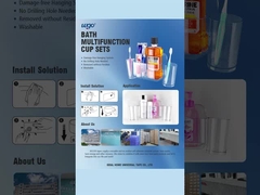 32 cm breed zelfklevend tandenborstel kophouder WGO tandenborstelhouder wandzuiging