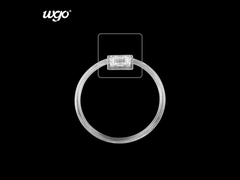 4 kg Afneembare hangende badkamer handdoek ringhouder polyvinylchloride sticker