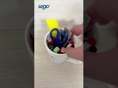 Een goede opslagbewaarder Muurmontage Duidelijke multifunctionele opslagorganisator manden