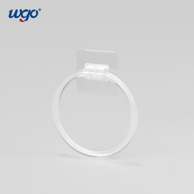 ISO 9001 de witte Plastic sticker van de Schade Vrije pvc van Handdoekring holder 5KG