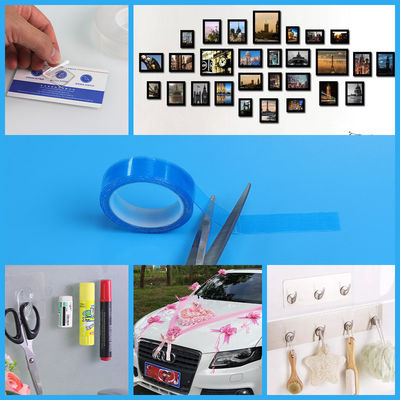 Opnieuw te gebruiken Tweezijdige Zelfklevende Traceless-Band voor Decoratieve het Ontwerp van het Puntenhuis DIY Zelfklevende het Opzetten Band