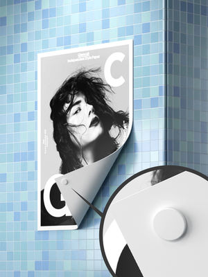 Verwijderde Opnieuw te gebruiken repositionable zelfklevende punten van Muur aan Muur zonder Residu