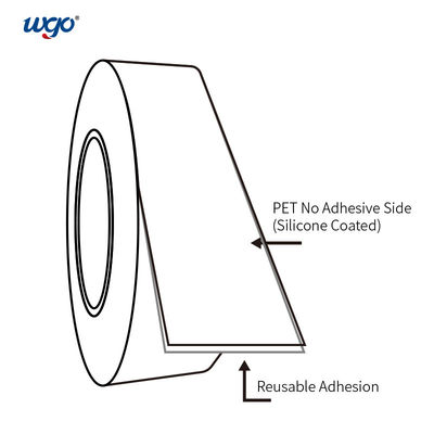 De aangepaste Enige Met een laag bedekte Band van WGO, Opnieuw te gebruiken Transparante Opgeruimde Band