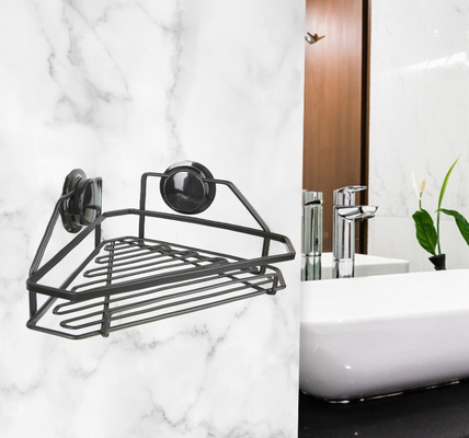De gepatenteerde Zuiging Opgezette Theebus Waterproof Shower Shelf van de Hoekbadkamers