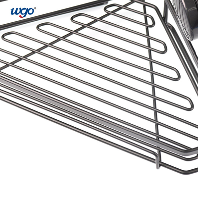 De gepatenteerde Zuiging Opgezette Theebus Waterproof Shower Shelf van de Hoekbadkamers