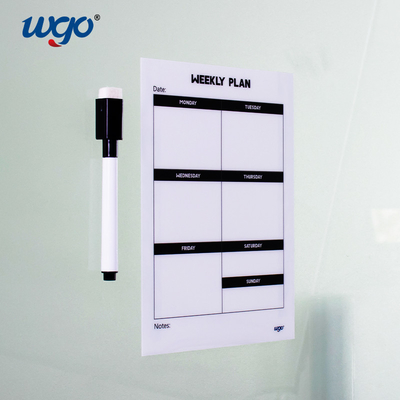 W Droge de Schil wist Muur die Whiteboard-Inbegrepen de Teller plakken van het Filmblad 11x17