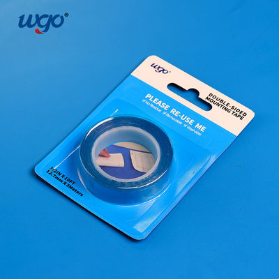 Opnieuw te gebruiken Tweezijdige Zelfklevende Traceless-Band voor Decoratieve het Ontwerp van het Puntenhuis DIY Zelfklevende het Opzetten Band