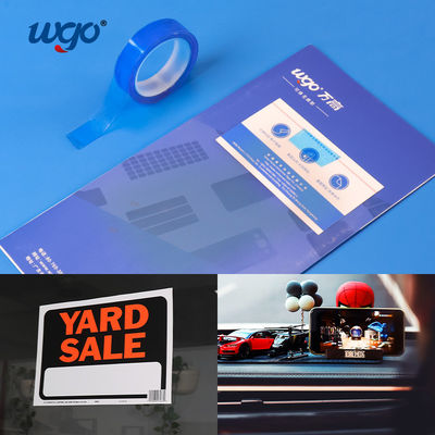 Bureau Wasbare Duidelijke Kleverige Tweezijdige het Opzetten Band Verwijderbare Repositionable