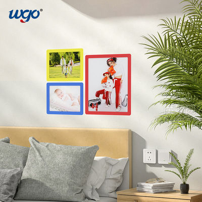 8.5x11 de zelfklevende Tekenhouder voor Muur, Geen Magneet had de Kaders van de Tekenvertoning nodig