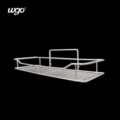 Wasbare badkamer douche opslag Caddy roestvrij staal WGO kleefmiddel helder set