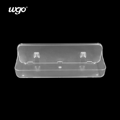8-10 kg Gepatenteerde hechtende douchecabine 320 mm Doorzichtige badkamer Wand gemonteerd Caddy Langere mand