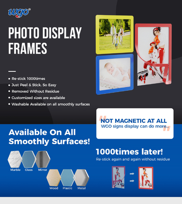 Schil en Stok de Muur Opgezette Duim van de de Douanegrootte 2R 4R 6R 8.5x11 van Fotokaders