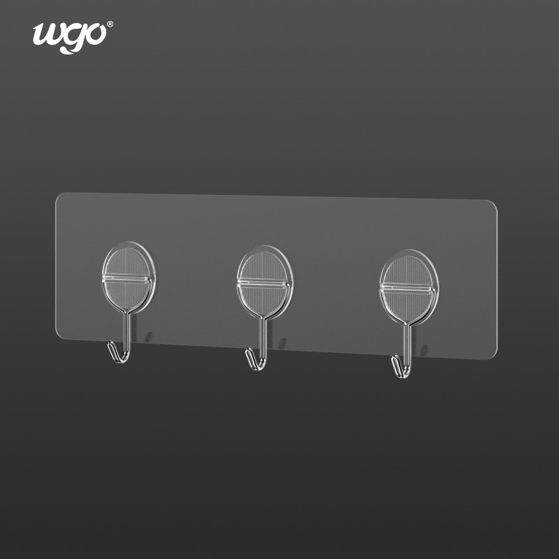 SS304 de Opgezette Haak van pvc Stickey Muur voor KlerenKleerhangers en Organisatoren
