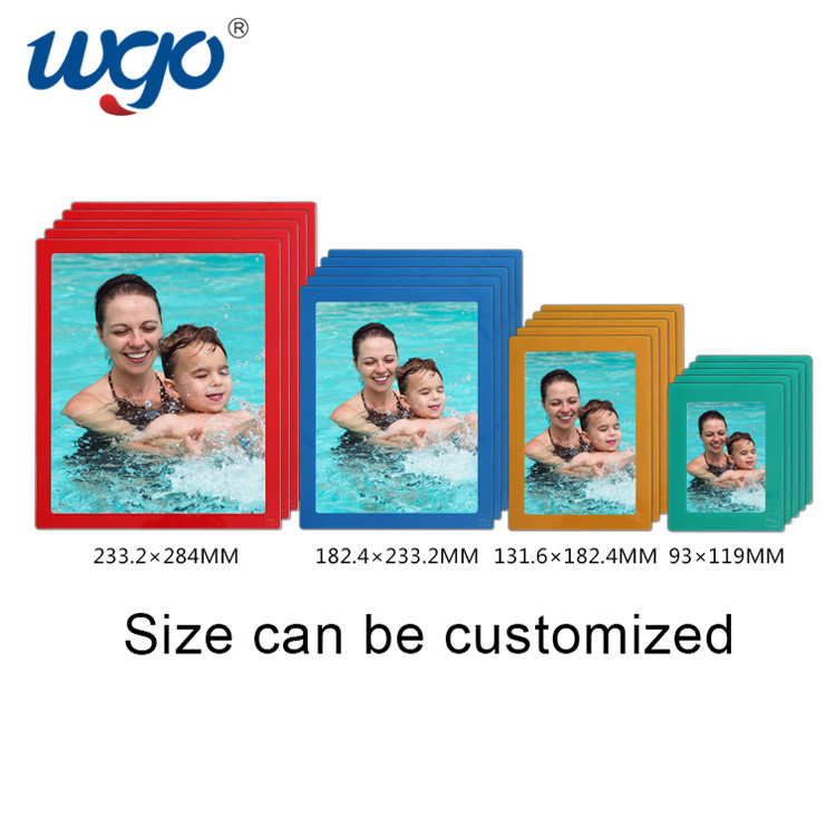 Van de Fotokaders 2.5x3.5 van ISO9001 Restickable Muur Opgezette Aangepaste de Duimgrootte