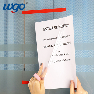 Acryldocument 8.5 X11 ontruimt ODM van Repositionable van de Tekenhouder OEM Muur opzet