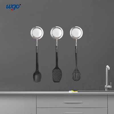 Multifunctionele van de de Haken6kg Lading SS201 van de Badkamersmuur Opgezette de Handdoekhaken Muur